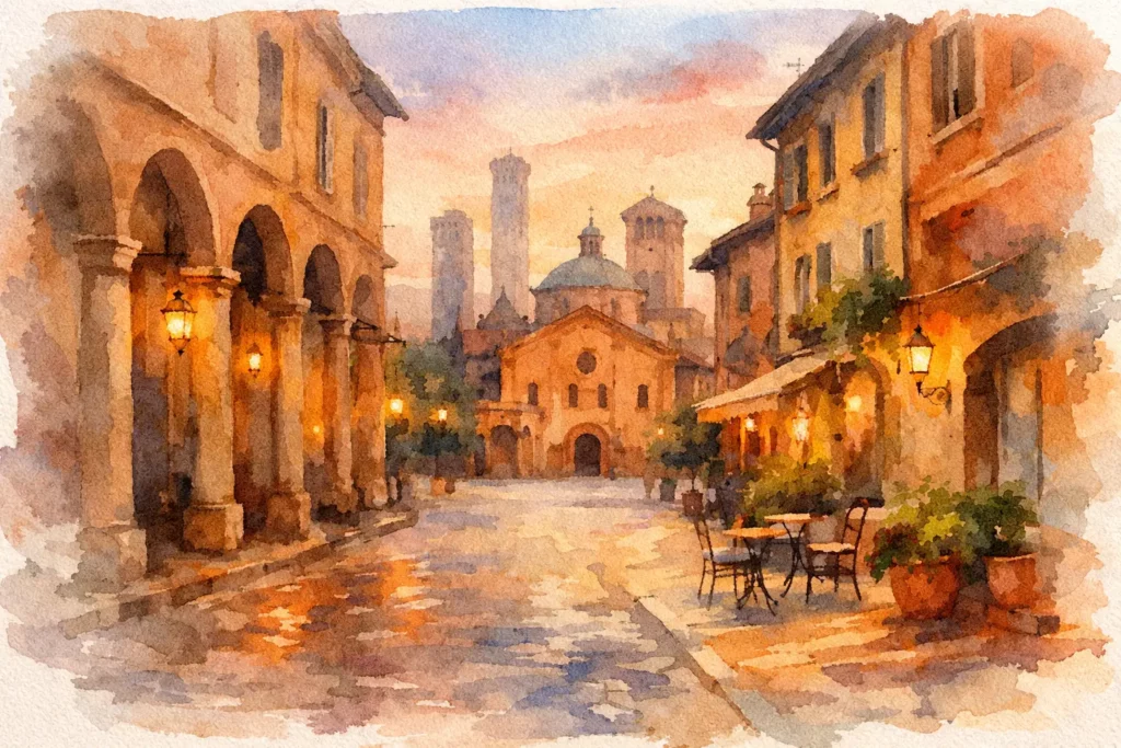 Dormire in via Santo Stefano a Bologna